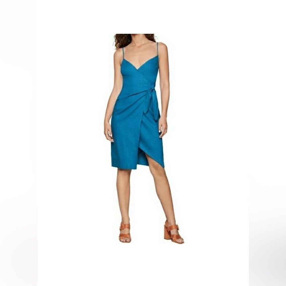 BCBGeneration Women’s Strappy Sheath Wrap Dress